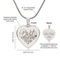 Best MOM ever Engraved Heart Necklace