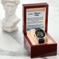 To My Awesome Father Modern Men's Watch