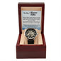 To My Awesome Father Modern Men's Watch