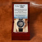 To My Awesome Father Modern Men's Watch