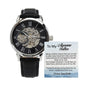To My Awesome Father Modern Men's Watch