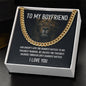 To My Boyfriend - Cuban Chain Necklace