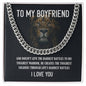 To My Boyfriend - Cuban Chain Necklace