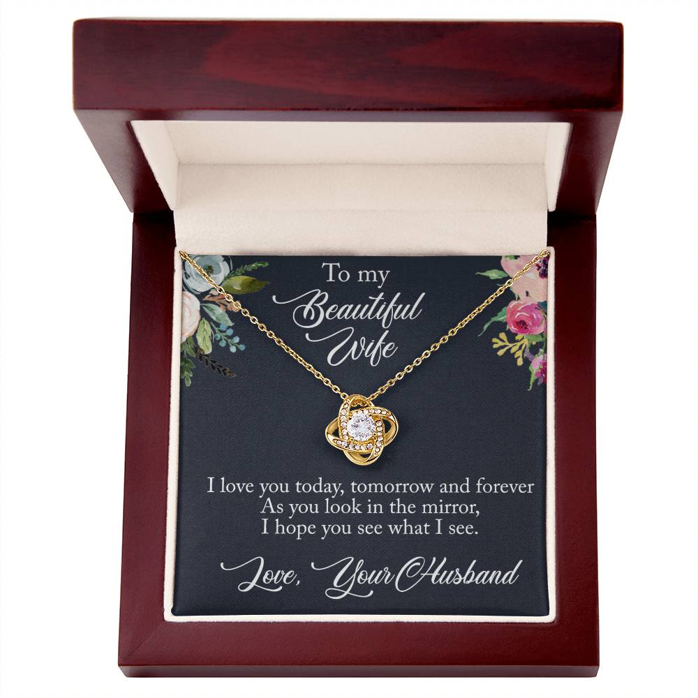 To My Wife - I love you Forever Necklace
