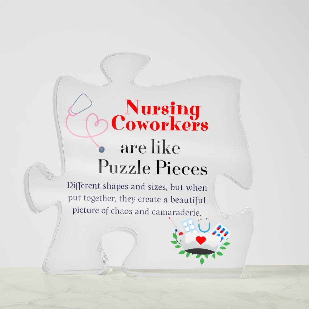 Nursing Coworkers are like Puzzle Pieces