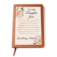 Load image into Gallery viewer, Personalized Daughter&#39;s Name Graphic Journal
