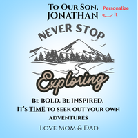 Load image into Gallery viewer, To Our Son - Never Stop Exploring Watch
