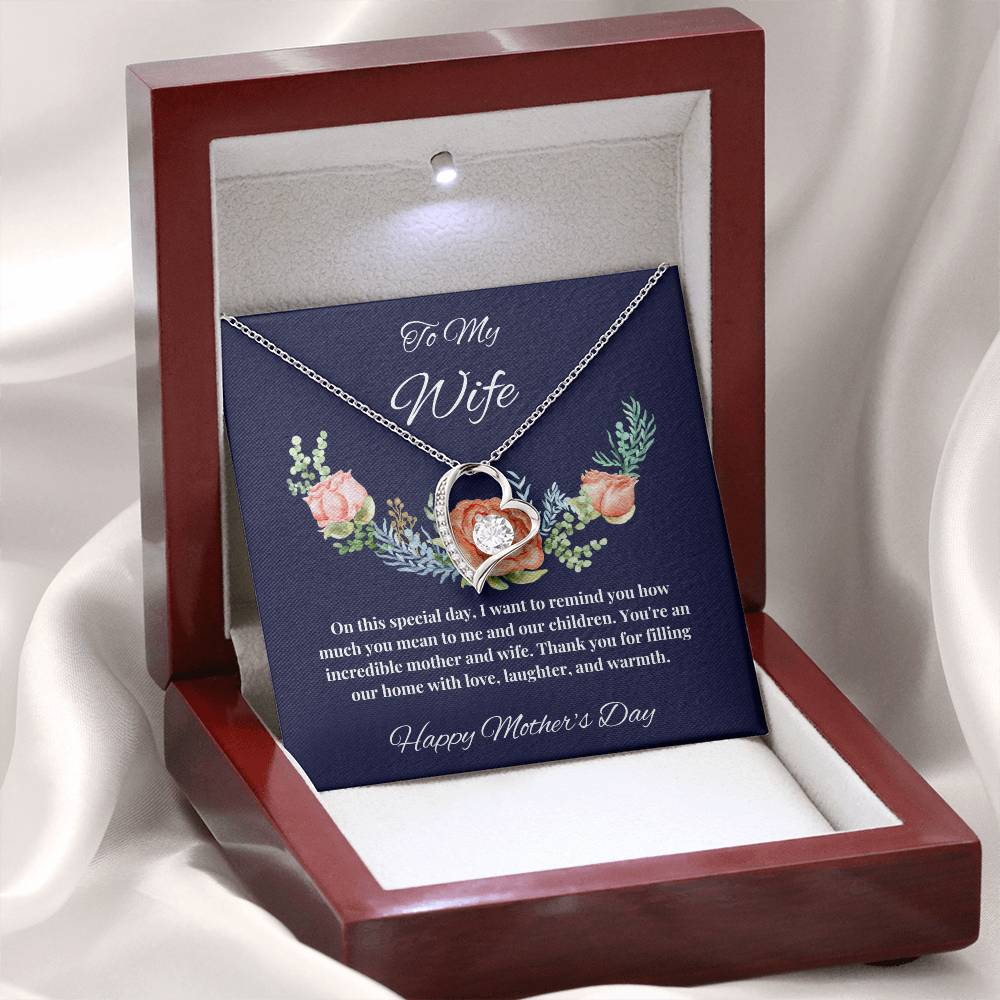 To My Wife - You Mean so much to us Mother's Day Necklace