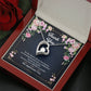 Thank you Nurse - True ANGEL in scrubs Heart necklace
