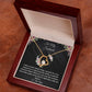 To My Soulmate - I adore you Forever Love Necklace