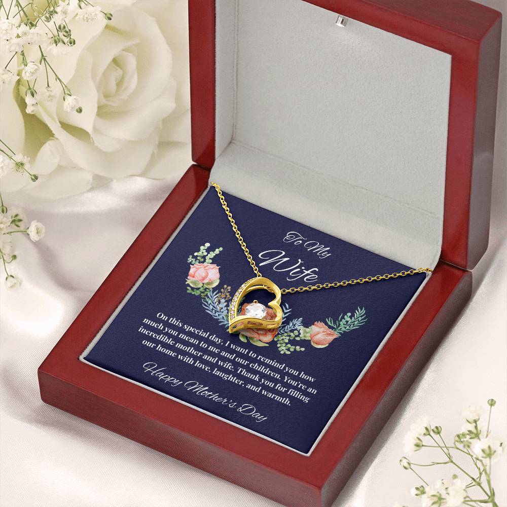 To My Wife - You Mean so much to us Mother's Day Necklace