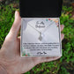 To My Girlfriend - You're my guiding light Alluring Beauty Necklace