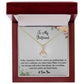 To My Girlfriend - You're my guiding light Alluring Beauty Necklace