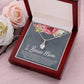 To My Bonus Mom Alluring Beauty Necklace