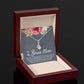 To My Bonus Mom Alluring Beauty Necklace