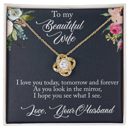 To My Wife - I love you Forever Necklace