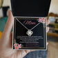 Mom - My Anchor through Life's Storms Love Knot Necklace