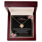 Mom - My Anchor through Life's Storms Love Knot Necklace