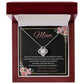 Mom - My Anchor through Life's Storms Love Knot Necklace