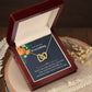 You Are My Everything Interlocking Heart Necklace