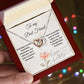 To My Best Friend - Interlocking Hearts Birthday necklace