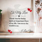 To My Love - Acrylic Puzzle Plaque