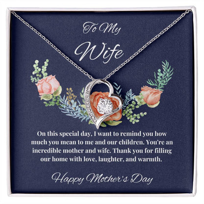 To My Wife - You Mean so much to us Mother's Day Necklace