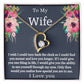 To My Wife - Forever Love Necklace