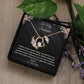 To My Soulmate - I adore you Forever Love Necklace