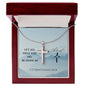 Let all that you do be done in CHRIST cross necklace
