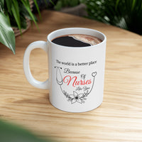 Load image into Gallery viewer, Because of Nurses Like You Coffee Mug
