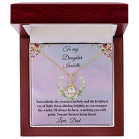 Load image into Gallery viewer, To My Daughter - Keep Shining Brightly Necklace
