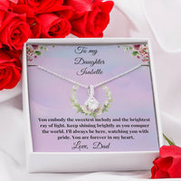 Load image into Gallery viewer, To My Daughter - Keep Shining Brightly Necklace
