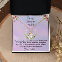 Load image into Gallery viewer, To My Daughter - Keep Shining Brightly Necklace
